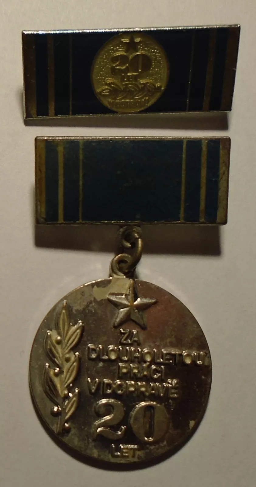 ČSSR Za 30 let práce v dopravě + miniatura