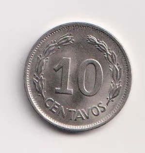 Ekvádor 10 cent 1972