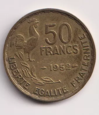 Francie 50 frank 1952