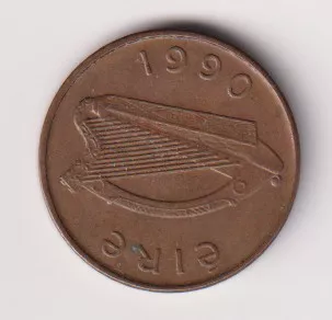 Irsko 1 pence 1990
