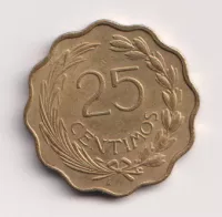 Paraguae 25 cent 1953