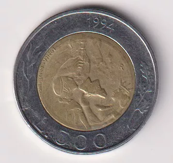 San Marino 500 lir 1994