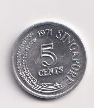 Singapur 5 cent 1971