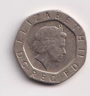 Velká Británie 20 pence 2000
