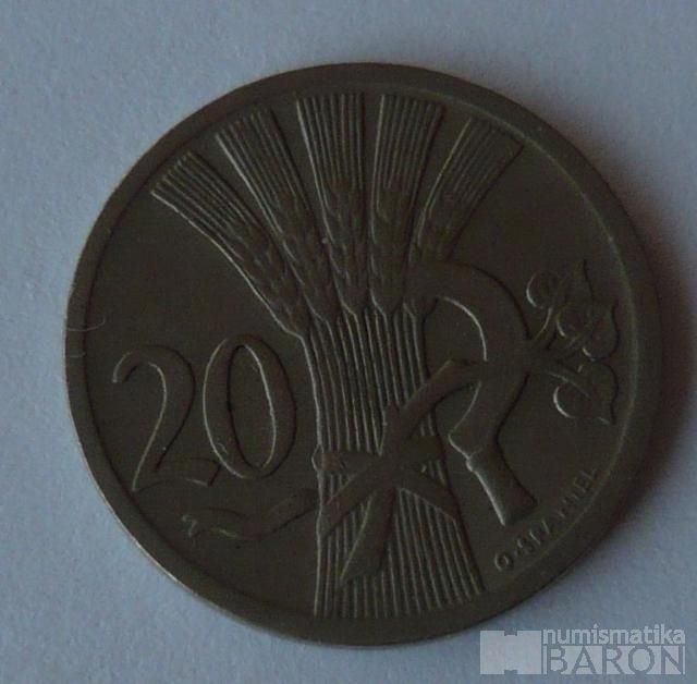 ČSR 20 Haléř 1927