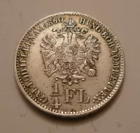 1/4 FL,1860, B, Uhry