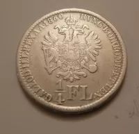 1/4 FL, 1860, V, Rakousko