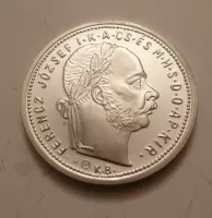 1 FL, banskoštiavnický, 1878 Ag, Rakousko