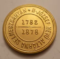 1 FL, banskoštiavnický, 1878 pozlacený, Rakousko