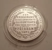1 FL, příbramský, 1875 Ag, Rakousko