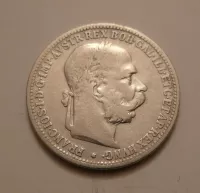 1 Koruna, 1893, Rakousko