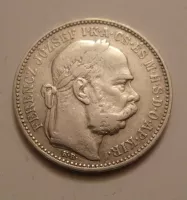 1 Koruna, 1896, KB Uhry