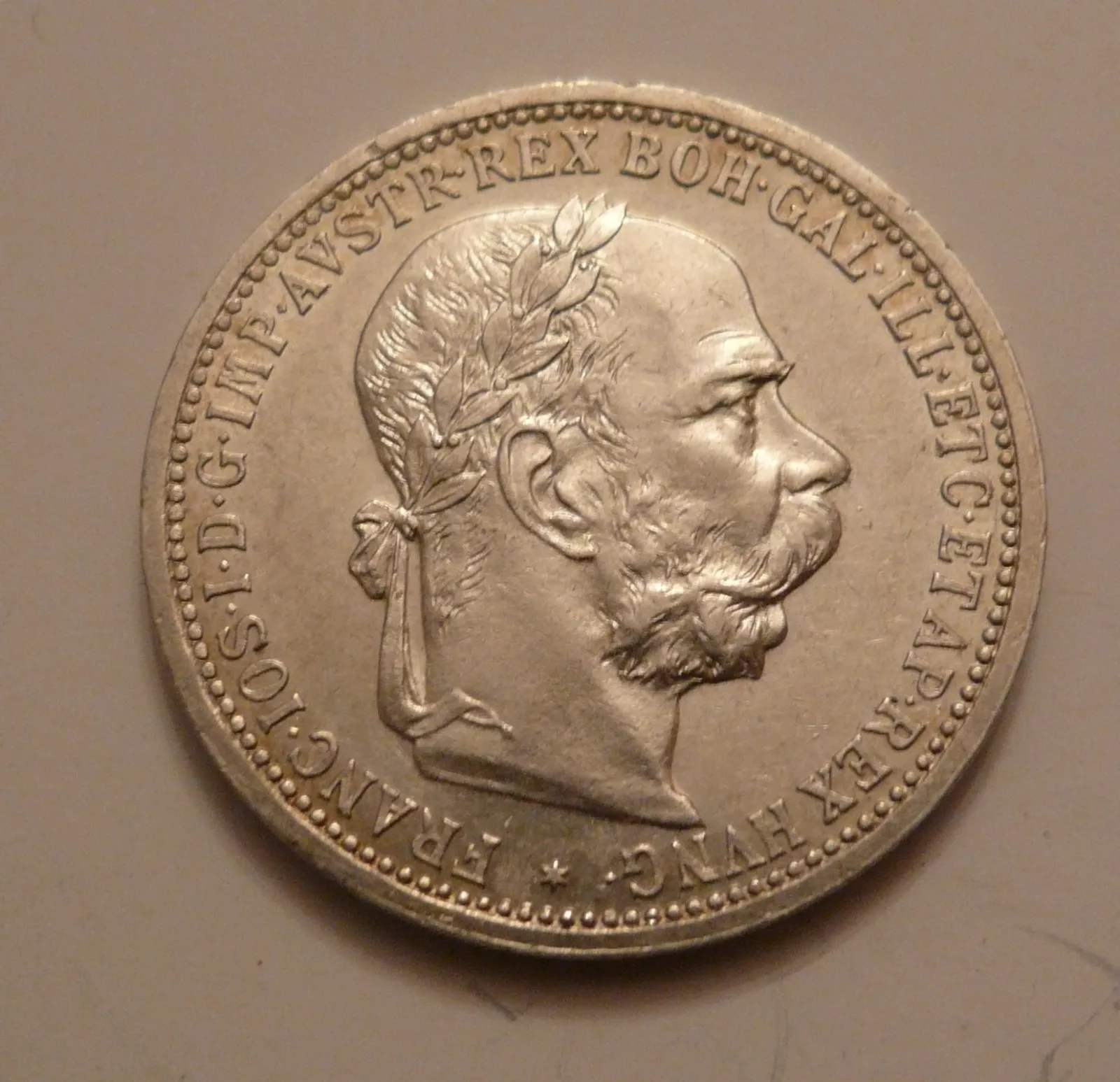 1 Koruna, 1900, PĚKNÁ, Rakousko