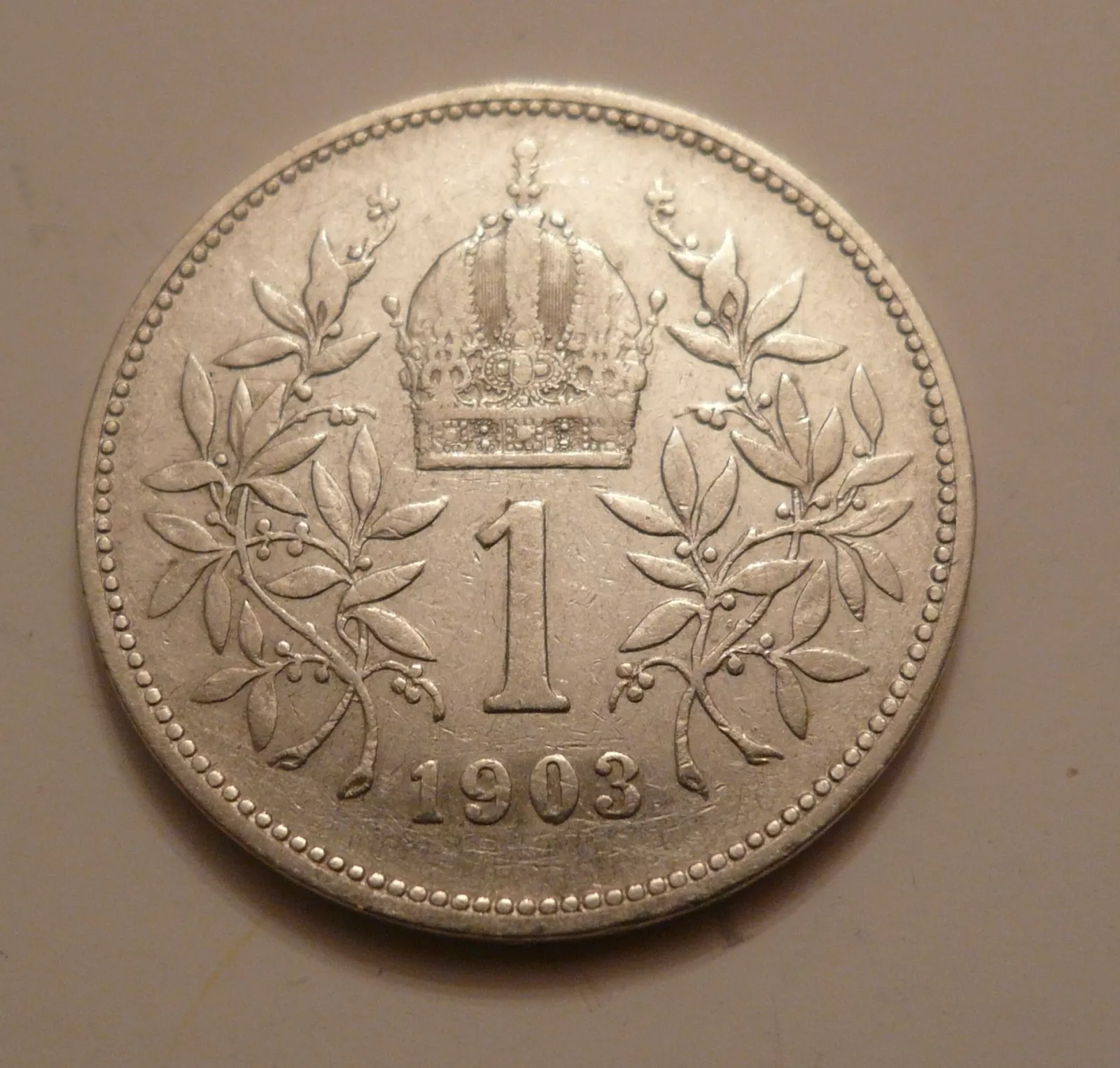 1 Koruna, 1903, Rakousko