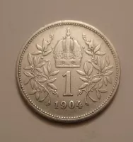 1 Koruna, 1904, Rakousko