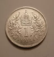 1 Koruna, 1916, Rakousko
