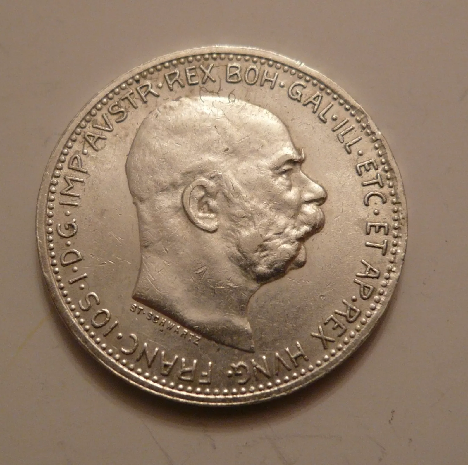 1 Koruna, 1916, Rakousko
