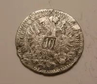 10 Krejcar, 1868, Rakousko