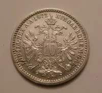 10 Krejcar, 1872, STAV Rakousko
