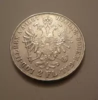 2 FL, 1887, měl ouško, Rakousko