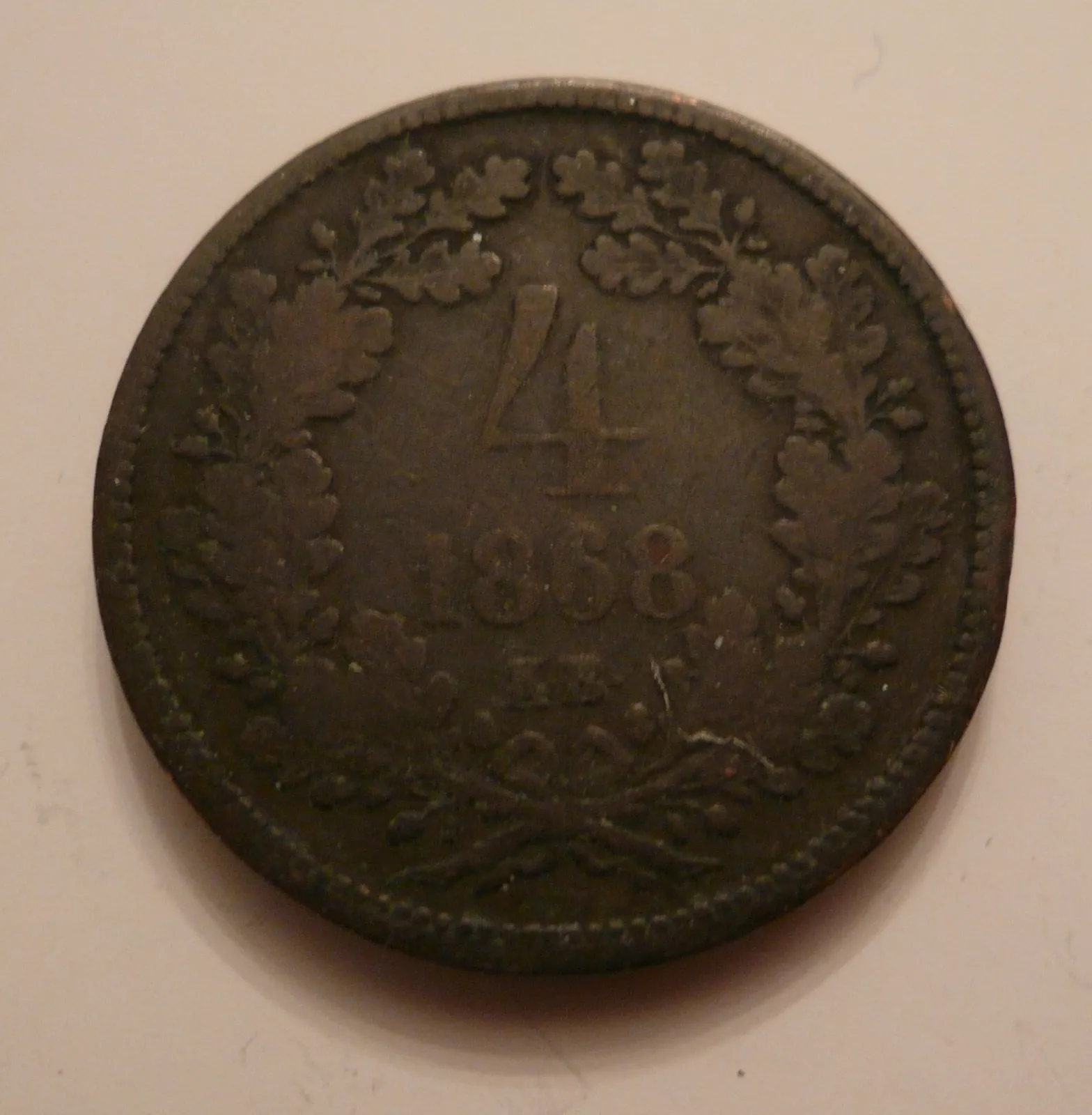 4 Krejcar, 1868, KB, Uhry