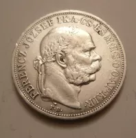 5 Korun, 1908, KB Uhry
