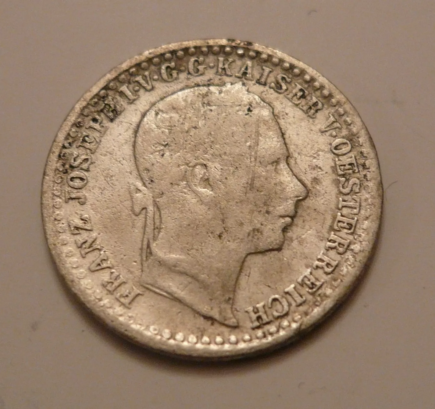 5 Krejcar, 1858, M, Rakousko