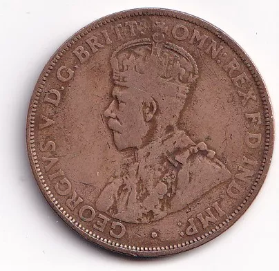 Austrálie 1 penny 1920