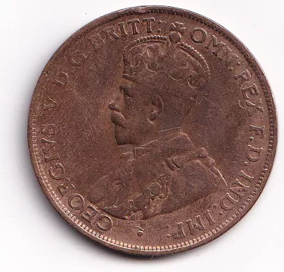 Austrálie 1 penny 1922