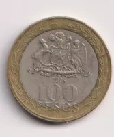 Chile 100 pesos 2006