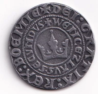 ČSR- medaile-pražský groš Václava II