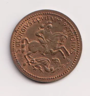 ČSR-medailka sv.Jiří-25 mm