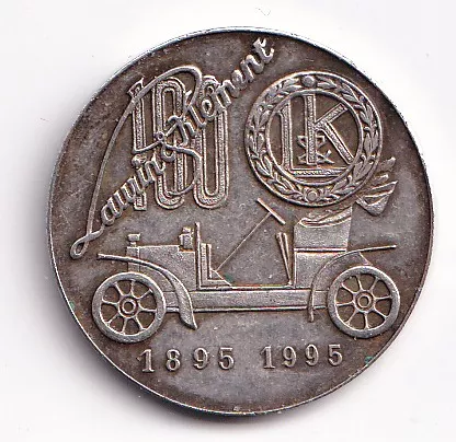 ČSR-Škoda auto 1995-bílý kov
