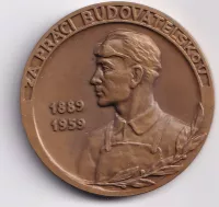 ČSSR-za budovatelskou práci 1959