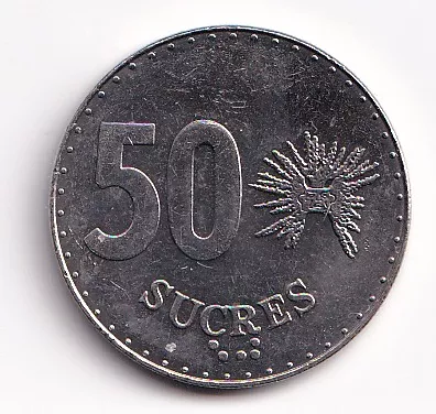 Ekvádor 50 sucre 1991