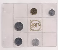 Itálie sada mincí 1977