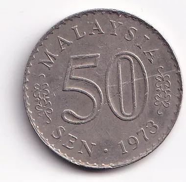 Malaysie 50 cent 1973