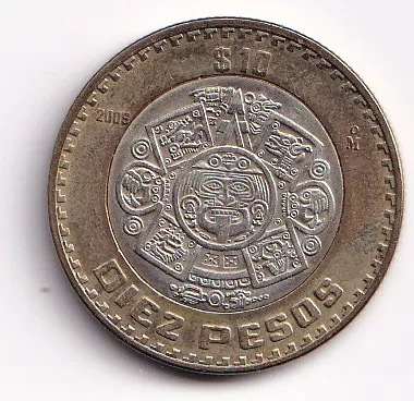 Mexiko 10 dolar 2006