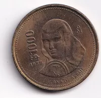 Mexiko 1000 dolar 1988