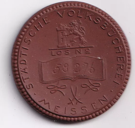 Míšen-porcelánová medaile J.F.Botger