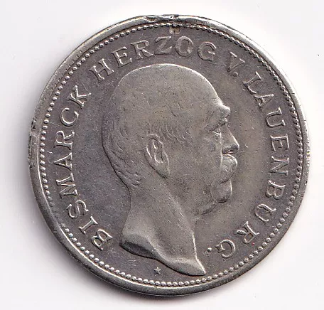 Německo-Bismarck 1898-měl ouško
