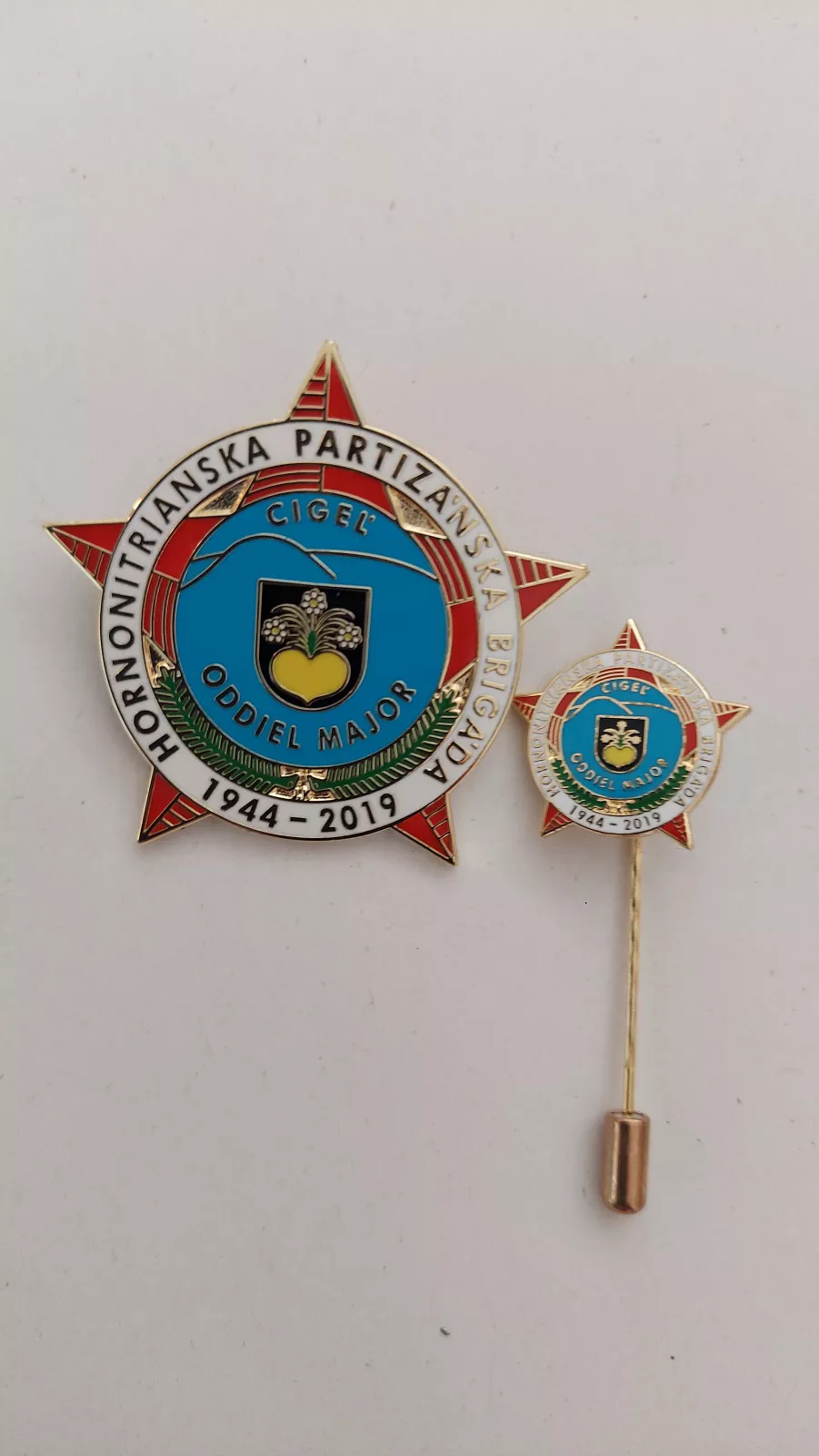 pamětní partyzánská hvězda - oddíl MAJOR, ČR