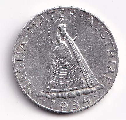 Rakousko 5 schilling 1934