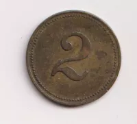 Rakousko-žeton ,,2,,