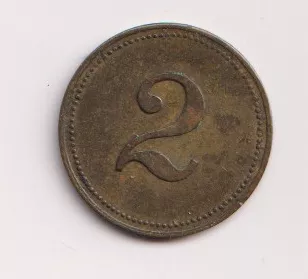 Rakousko-žeton ,,2,,