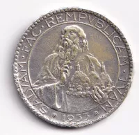 San Marino 20 lir 1933-dobové falzum