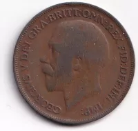 V.Británie 1 penny 1918