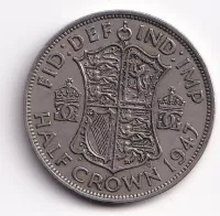 V.Británie 1/2 crown 1947