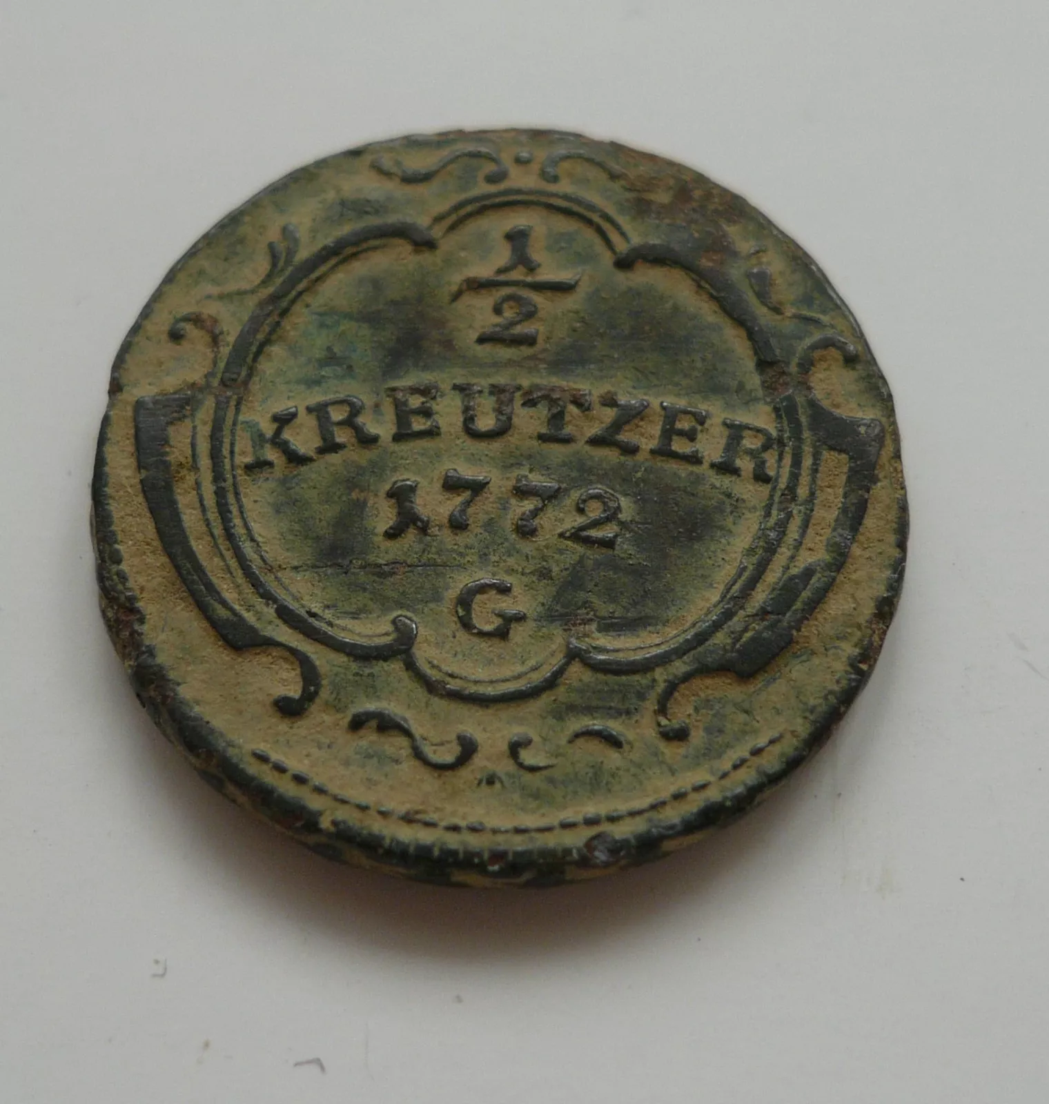 1/2 Krejcar, 1772 G, M.Terezie, Rakousko