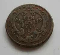 1 Krejcar, 1774, S, Fr.Lotrinský, Uhry